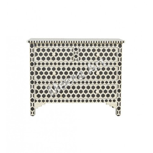Bone Inlay Chest of Drawer