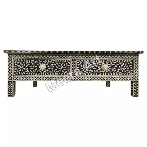 Bone Inlay Coffee Table