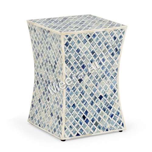 Bone Inlay Stool