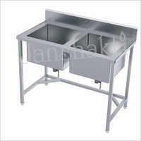 SS Two Sink Unit