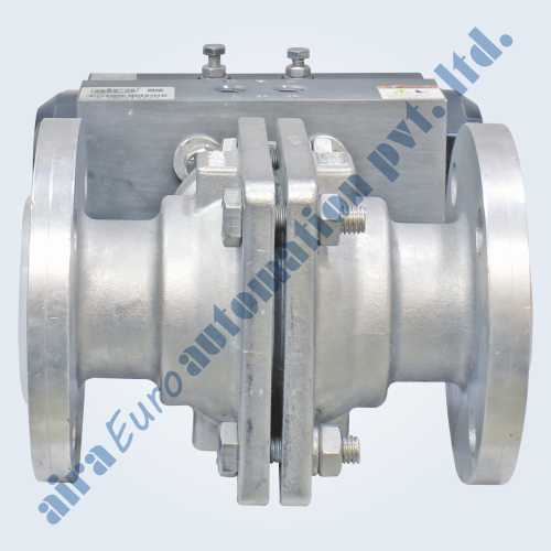 Pneumatic FEP - PFA Lined Floating Ball Valve