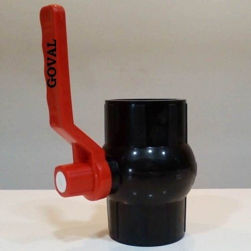 PP Solid Ball Valve Black MS Patti Handle