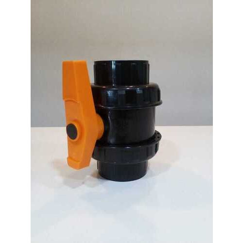 PP Union Black Ball Valve