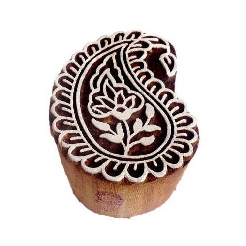 Paisley  Wooden Block Printing Stamps