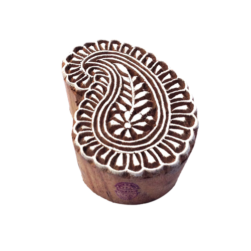 Paisley Wooden Block Printing Stamps