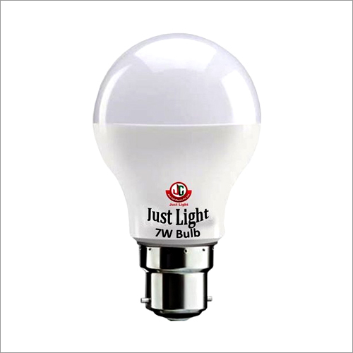 7W LED Bulb - Round Shape, Cool Daylight, B22 Base | Indoor Application, Input Voltage 220-240V, 7 Watt Power Factor