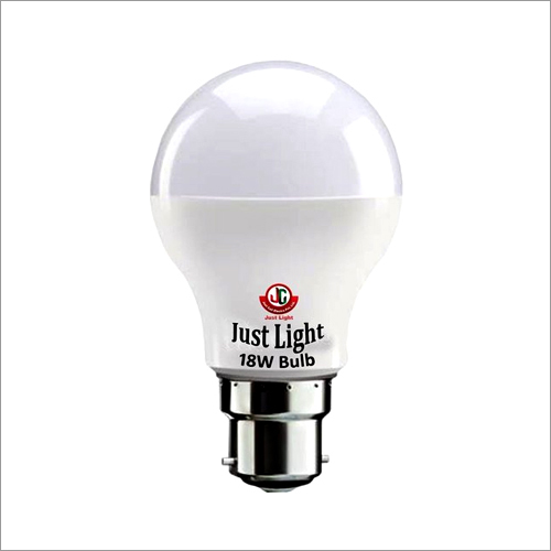 18W LED Bulb - Round Shape, Cool Daylight Color | Indoor Use, Input Voltage 220-240V, Wattage 18W, B22 Base Type
