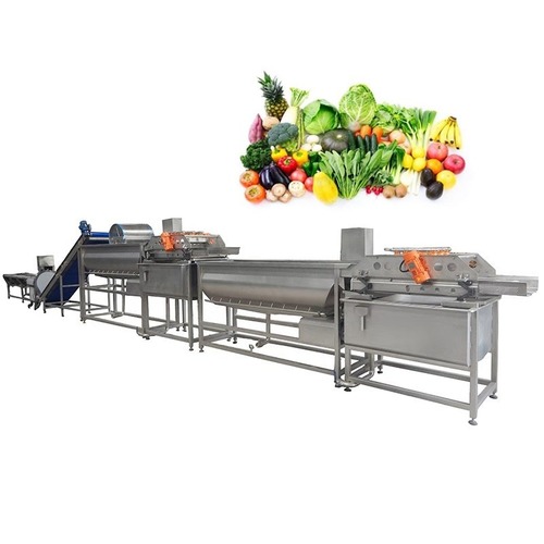 Full Automatic Vegetable And Fruit Washing Line