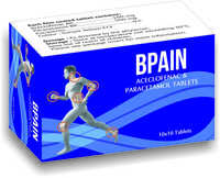 Analgesics Drugs - Aceclofenac & Paracetamol, 10x10 Tablets, Blue Color | Easy To Use, Effective Relief, Fast Acting, Pain Relief