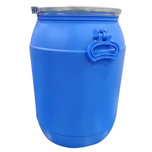 65Liters Sky Blue Open Top Drum