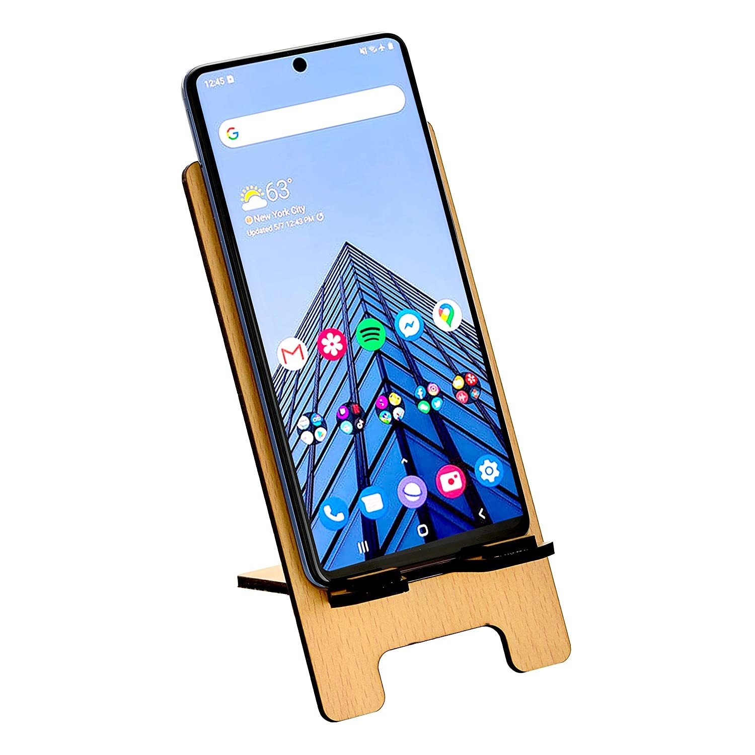 Wooden Stand Holder for Mobile Phone and Tablet