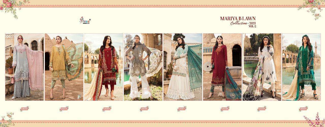 Shree Fab Mariya B Lawn Collection 2021 Vol 2 Lawn With Work Pakistani Suit Catalog