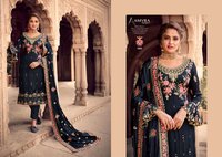 Amyra Designer Aaina Vol 4 Chinon With Embroidery Work Designer Suit Catalog