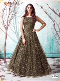 Shubhkala Flory Vol 13 Net Designer Gown Type Salwar Suit Catalog