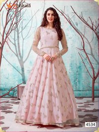 Shubhkala Flory Vol 13 Net Designer Gown Type Salwar Suit Catalog