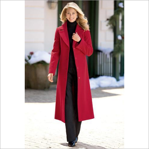 Ladies Woolen Long Coat