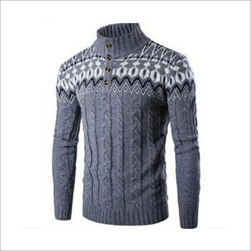 Multicolor Men Woolen Sweater