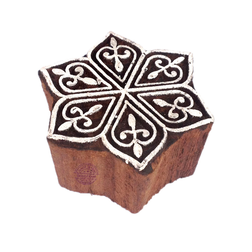 Star  Wooden Block Printing Stamps