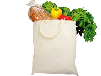 Thin Cotton Natural Color Daily Use Grocery Bag Capacity: 5 Kgs Kg/day