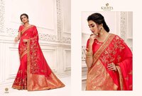Kalista Fashions Dulhan Vichitra Banarasi Silk Designer Saree Catalog