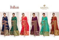 Kalista Fashions Dulhan Vichitra Banarasi Silk Designer Saree Catalog