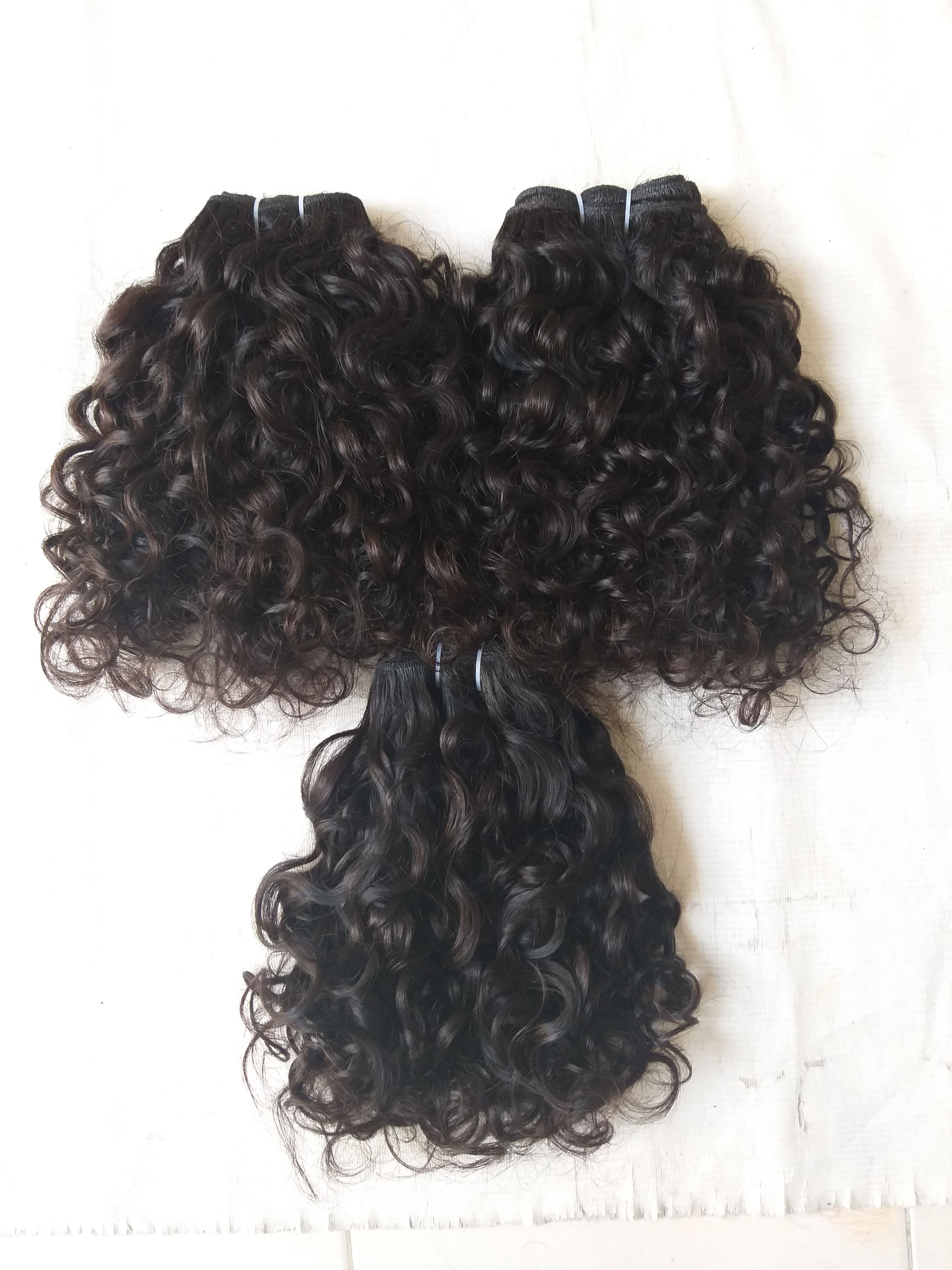 Unprocessed Natural  Deep Curly best human hair extensions