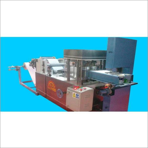 Single Embossing And Single Printing Automatic Paper Napkin Making Machine