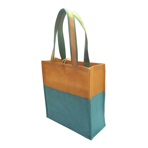 Button Closure PP Laminated Jute Bag