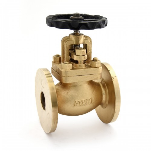 Bronze Auxiliary Steam Stop Valve (Flanged Ends)