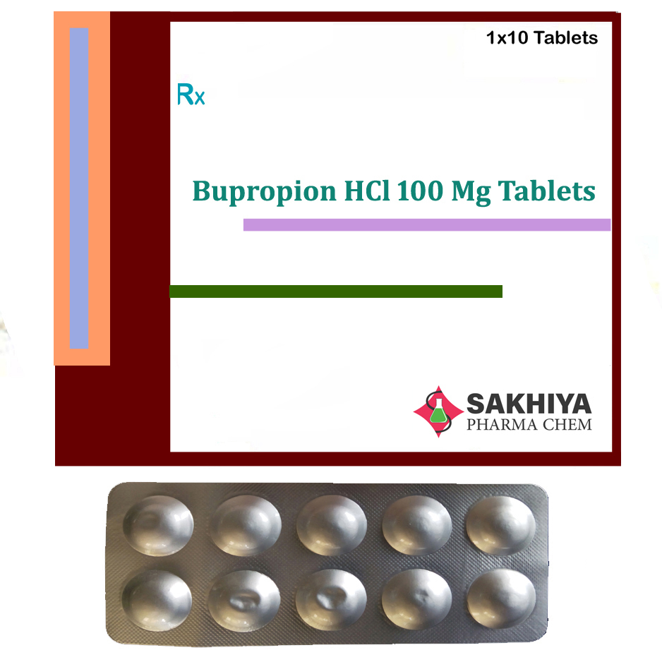 Bupropion Hcl 100mg tablets