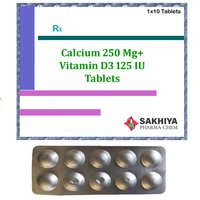 Calcium 250mg+ Vit D3 125 Iu Tablets