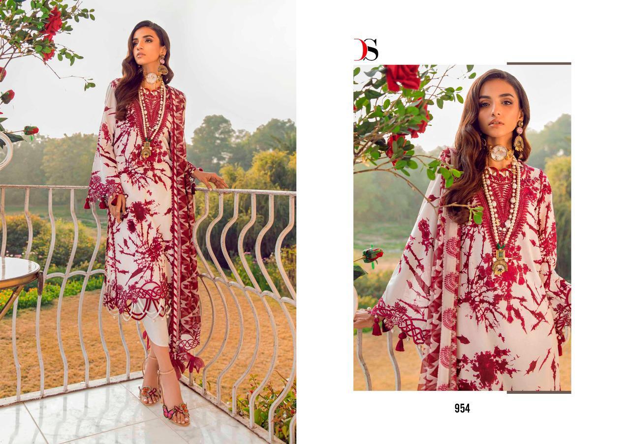 Deepsy Suit Sana Safinaz Muzlin Vol 2 Cotton Print With Embroidery Pakistani Suit Catalog