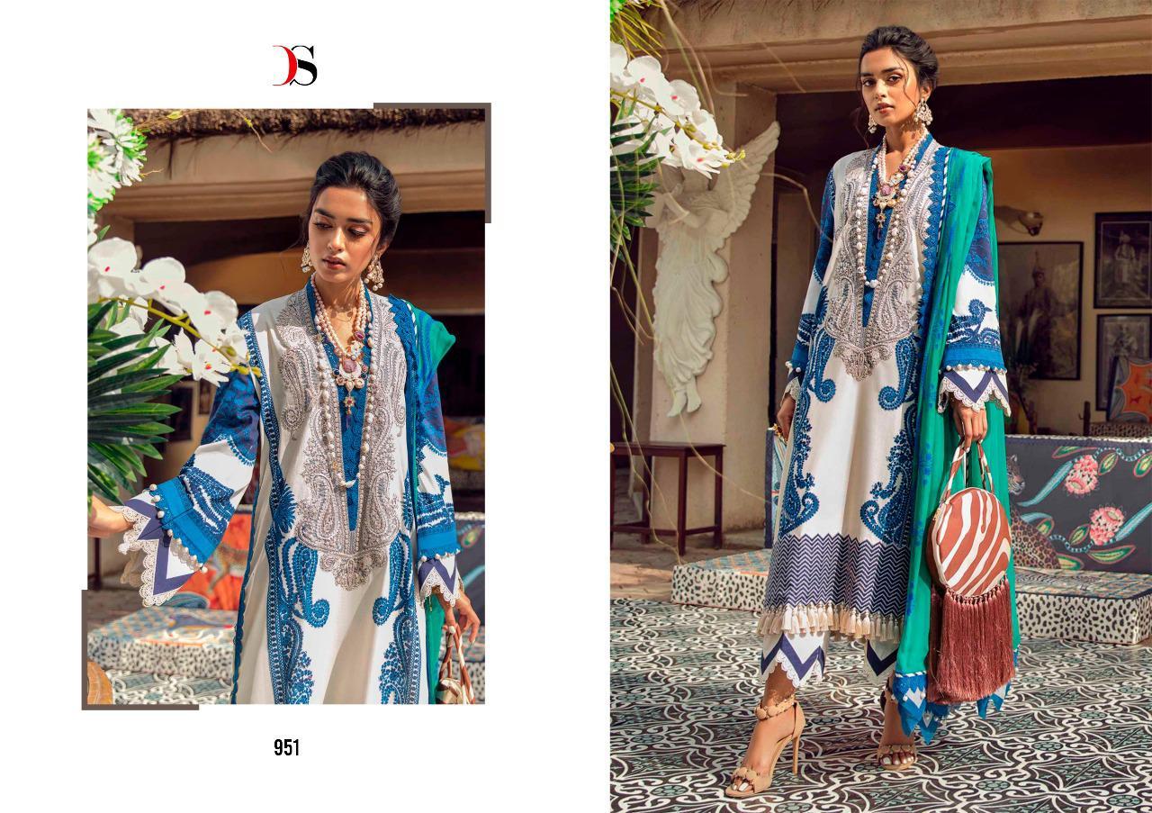 Deepsy Suit Sana Safinaz Muzlin Vol 2 Cotton Print With Embroidery Pakistani Suit Catalog