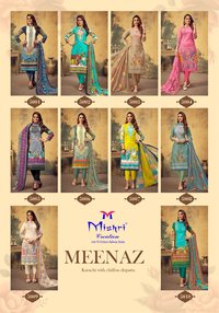 Mishri Creation Meenaz Vol 5 Cotton Karachi Printed Dress Material Catalog