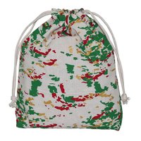 Multicolor Allover Print 150 Gsm Natural Cotton Drawstring Bag