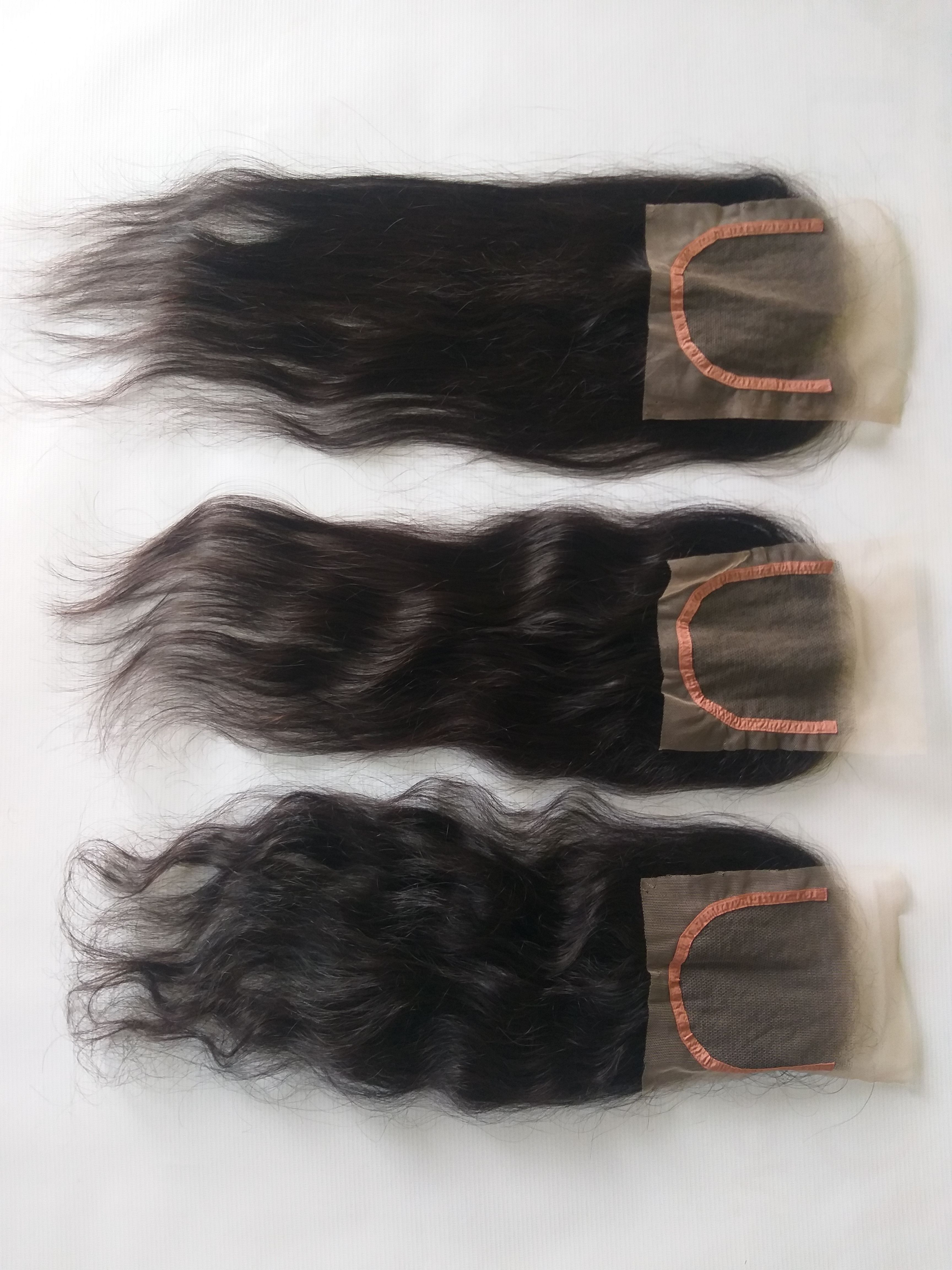 Cuticle Aligned Virgin Hair Swiss HD Lace Closures Frontals With Bundles