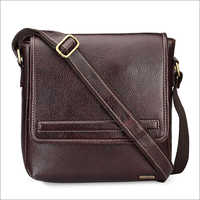 Men Brown Genuine Leather Messenger Bag