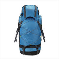 Unisex Blue And Black Colourblocked Rucksack Bags