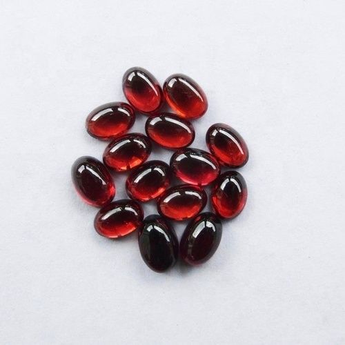 10x12mm Red Mozambique Garnet Oval Cabochon Loose Gemstones