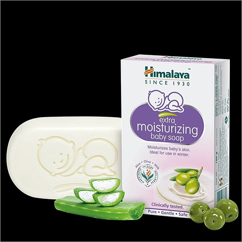 Extra Moisturizing Baby Soap - Eco Friendly, Non Toxic , Medicated Formula with Gentle Hydration in Soft Blue Color