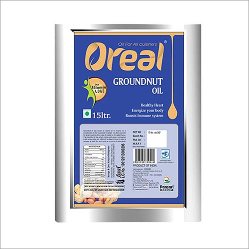 15 Ltr Oreal Groundnut Oil Grade: Food