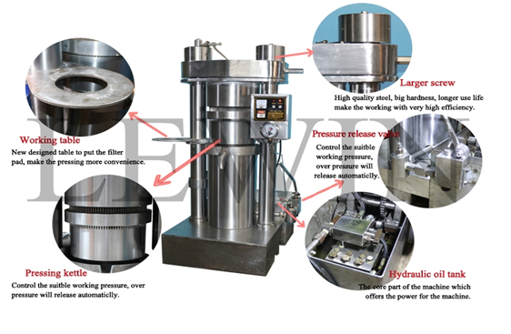 Flex Seed Oil Hydraulic Press Machine