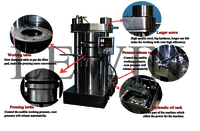 Flex Seed Oil Hydraulic Press Machine