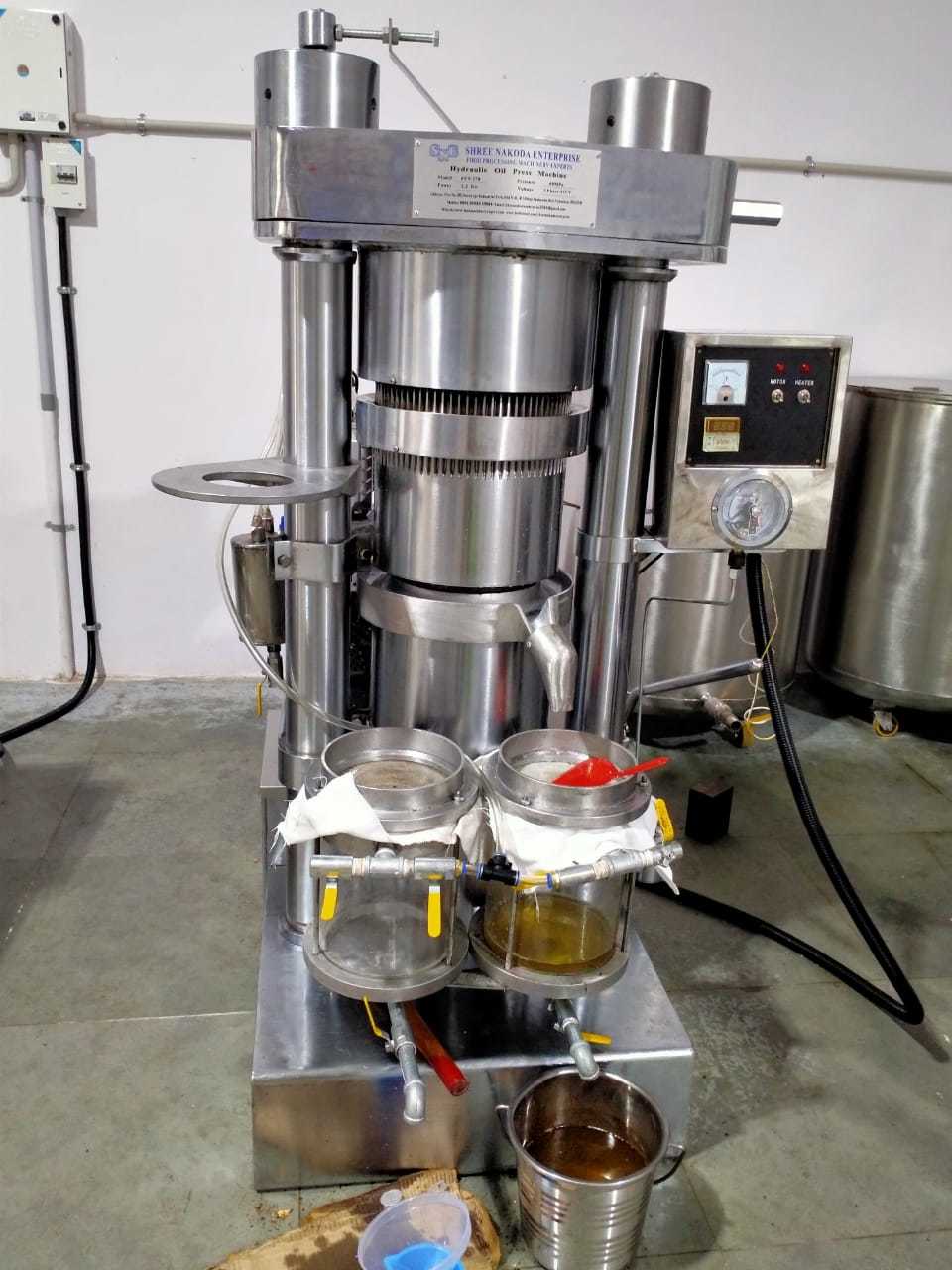 Flex Seed Oil Hydraulic Press Machine