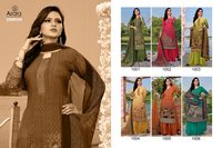 Azara Simran Crape Digital Printed Dress Material Catalog