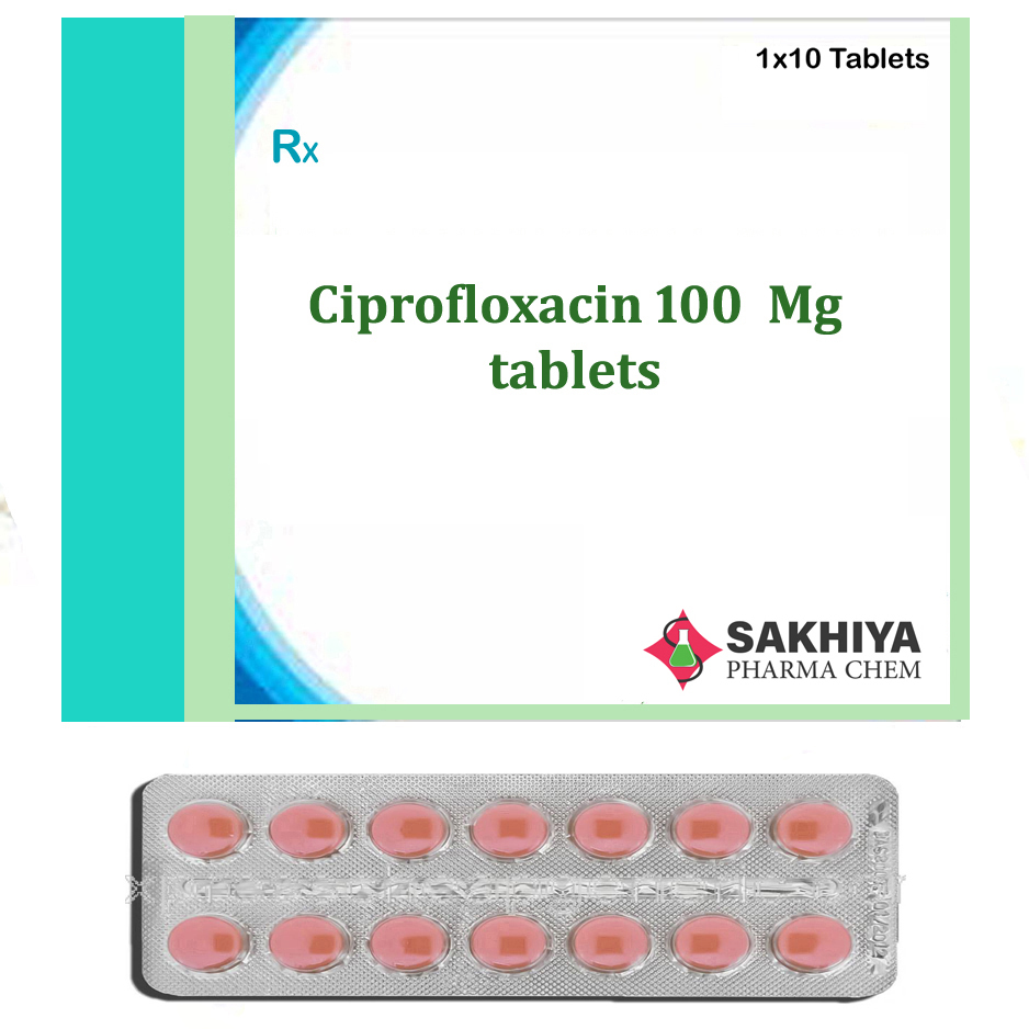 Ciprofloxacin 100mg Tablets