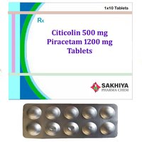 Citicoline 500 mg + Piracetam 1200 mg Tablets