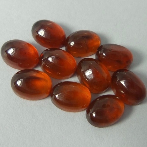 9x11mm Hessonite Garnet Oval Cabochon Loose Gemstones