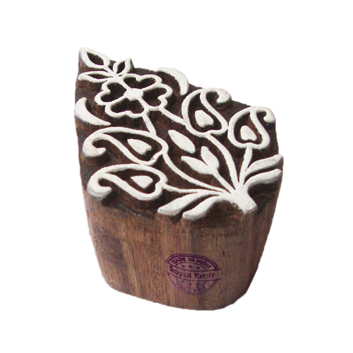 Floral Wooden Block Printing Stamps