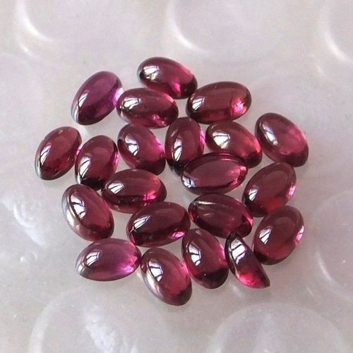 3x5mm Rhodolite Garnet Oval Cabochon Loose Gemstones Grade: Aaa